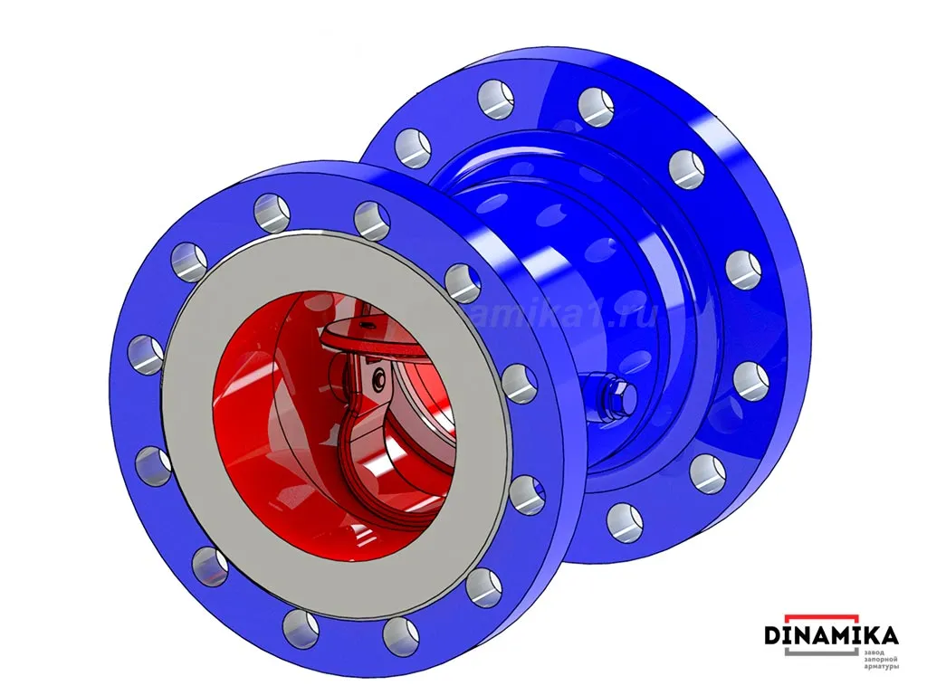 Обратный клапан 19нж47нж Ду300 фланцевый